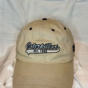 Vintage Caterpillar CAT Khaki Dad Hat | Made in Taiwan